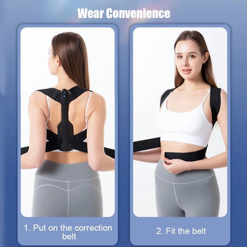 Smart Posture Corrector Adjustable Back Support Spine Belt Medical Vibration Reminder Brace LCD Body Reshape Men Women Child USB