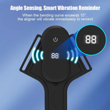 Smart Posture Corrector Adjustable Back Support Spine Belt Medical Vibration Reminder Brace LCD Body Reshape Men Women Child USB