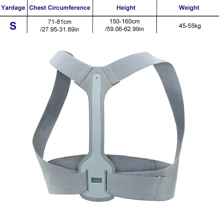 Smart Posture Corrector Adjustable Back Support Spine Belt Medical Vibration Reminder Brace LCD Body Reshape Men Women Child USB