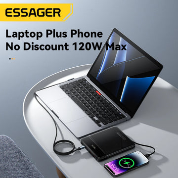 100W Power Bank 20000Mah Capacity PD Fast Charging Battery Charger Powerbank for Laptops Macbook Iphone Samsung Xiaomi