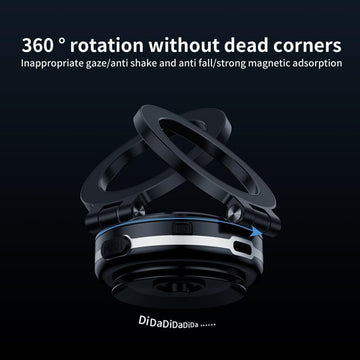 360 Degree Phone Holder with magnetic grip, adjustable rotation, and universal mounting for cars, kitchens, and more.