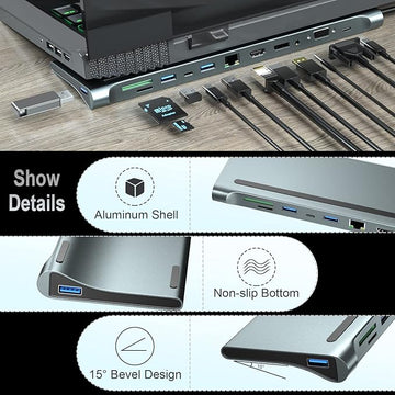 USB-C hub with 4K HDMI and Ethernet port