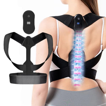 Smart Posture Corrector Adjustable Back Support Spine Belt Medical Vibration Reminder Brace LCD Body Reshape Men Women Child USB