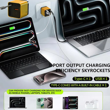 laptop and phone fast charger

