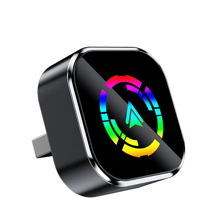 magsafe rgb magnetic car phone mount with led ring 360 degree rotation for iphone 15 on car air vent